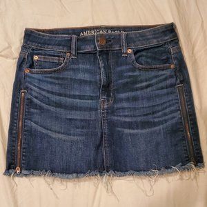 American Eagle Stretch High Rise Denim Mini
